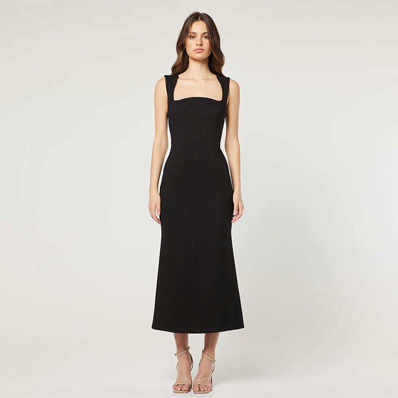 Black Square Dress