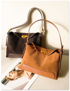 Suede Tote Bag