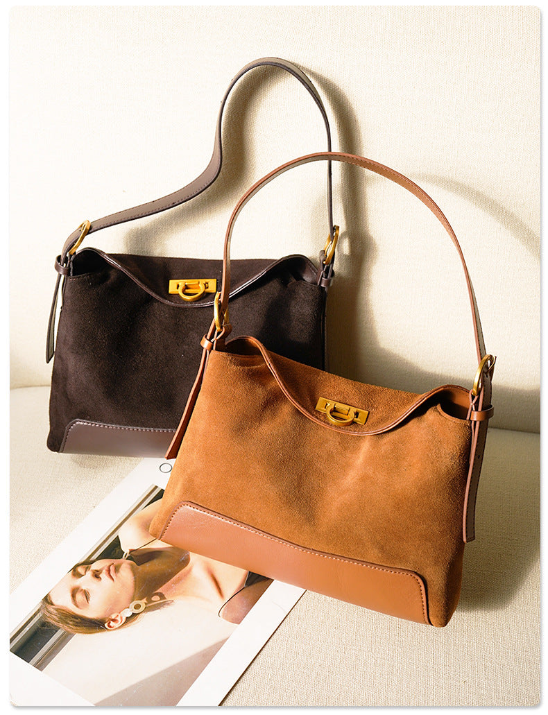 Suede Tote Bag
