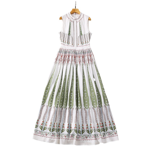 Women's Floral Sleeveless Dress — Sleek Going-Out Dress for Date Night