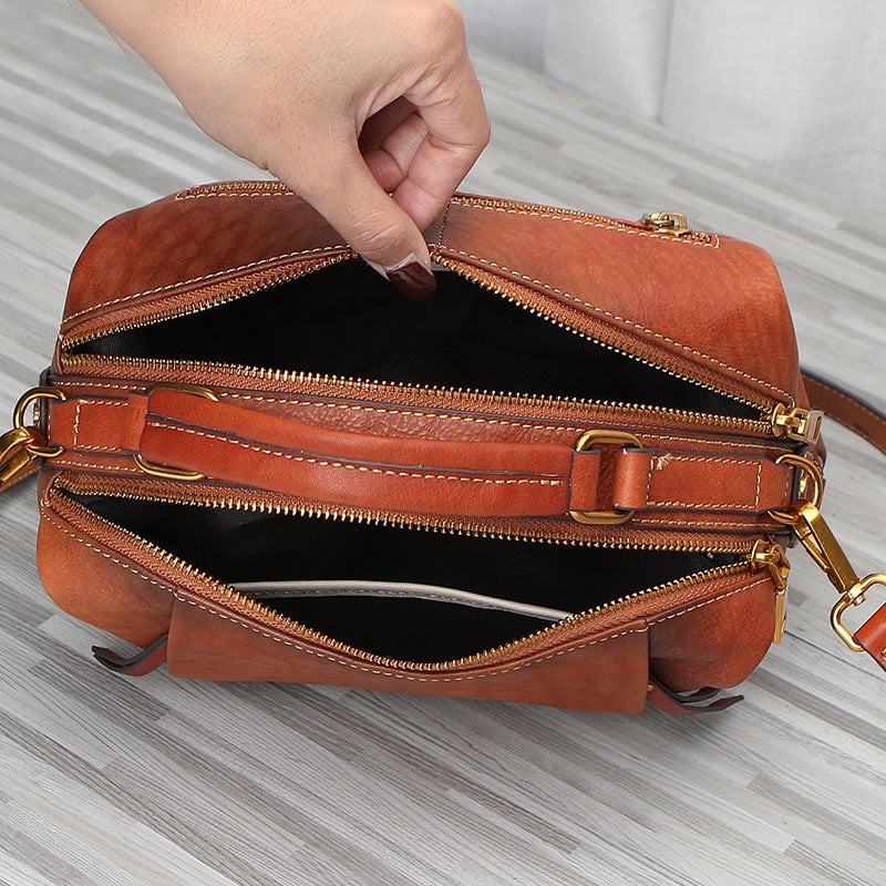 Leather Shoulder Bag X