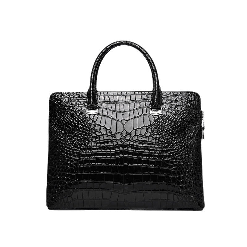 Men's Crocodile Belly Bag