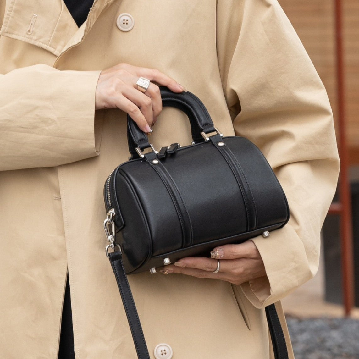 Leather Crossbody Bag 6997