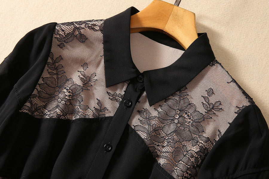 Black Chiffon Dress II