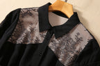 Black Chiffon Dress II