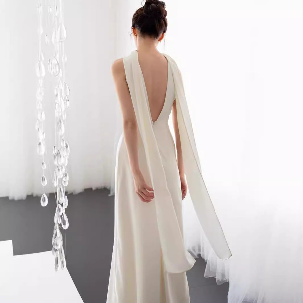 White Satin Dress II