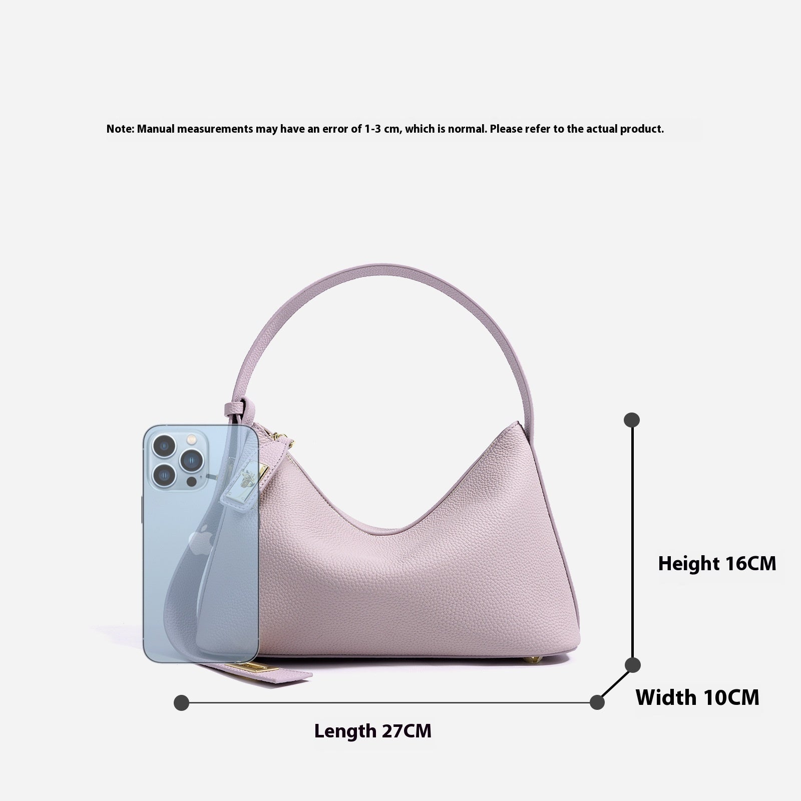 Leather Shoulder Bag 2444