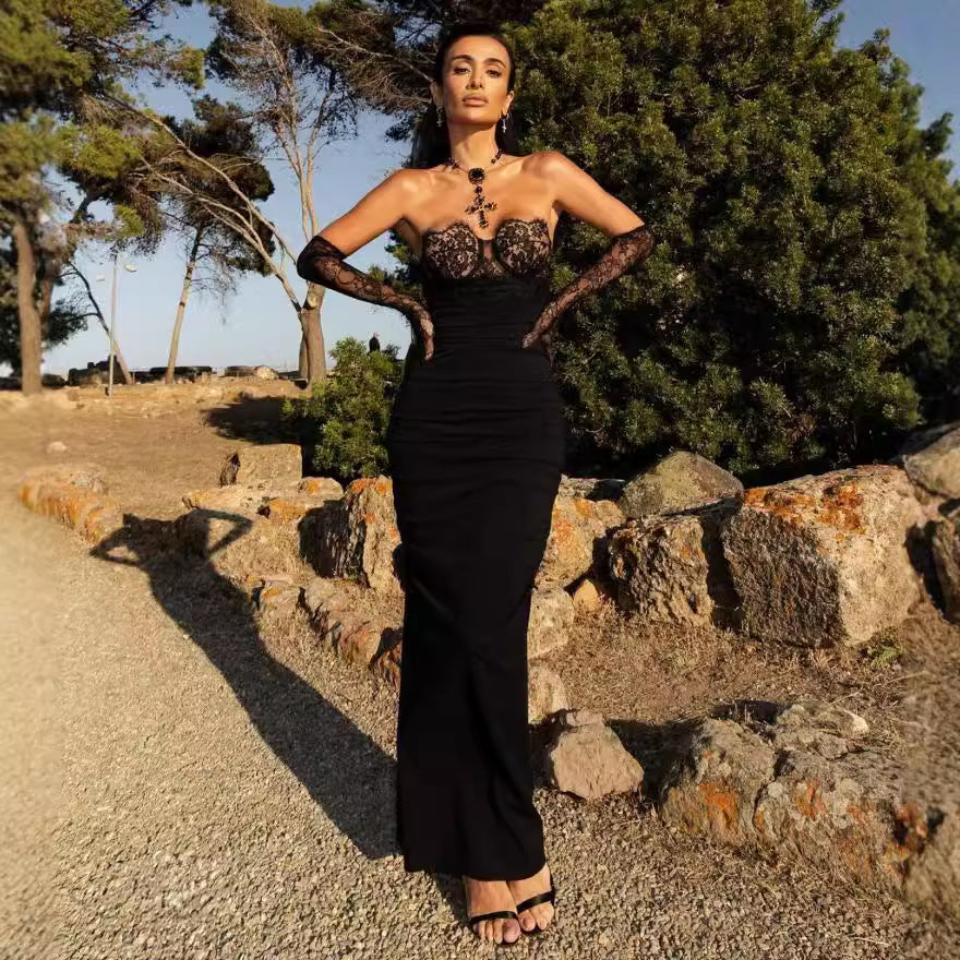 Black Lace Dress VI