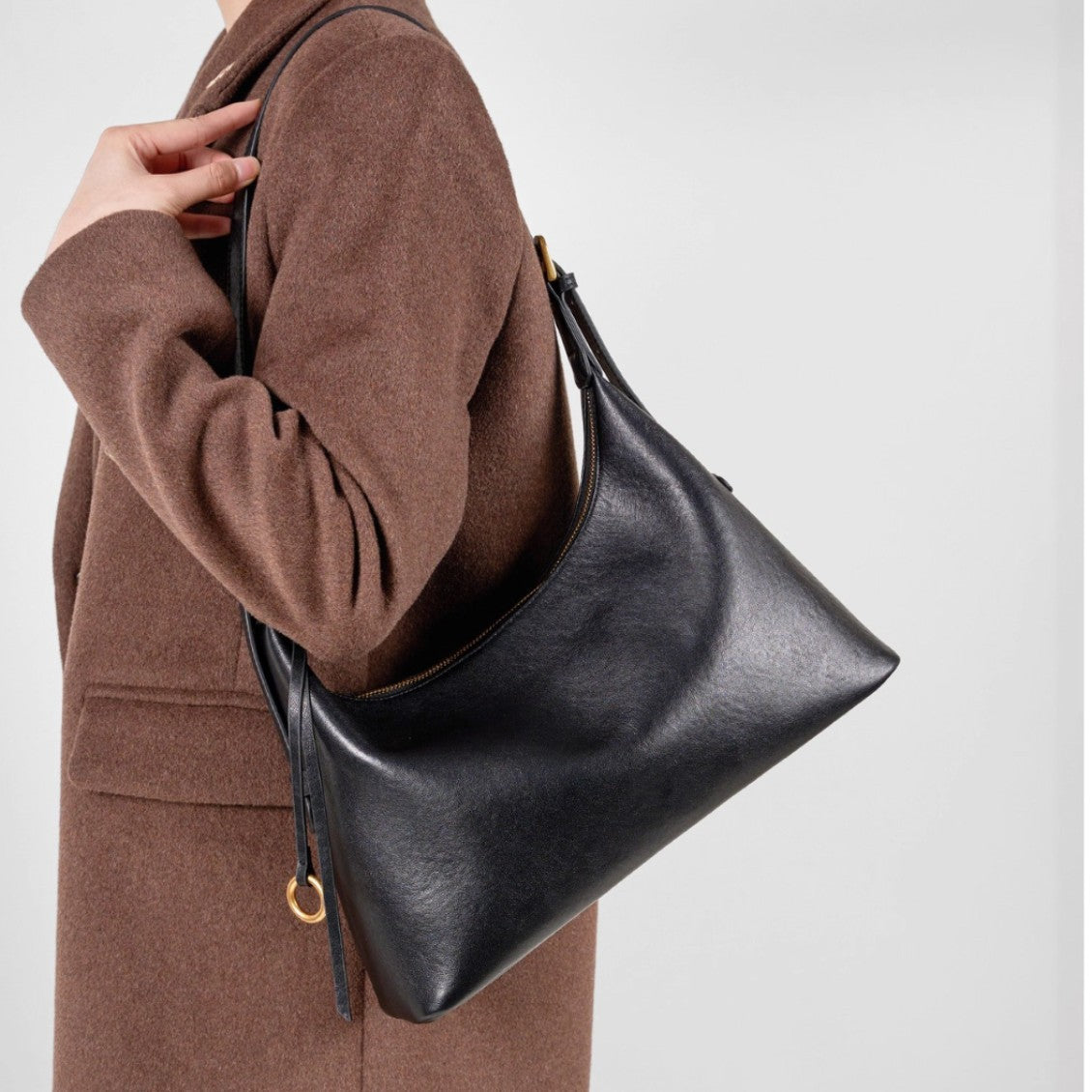 Leather Shoulder Bag VII