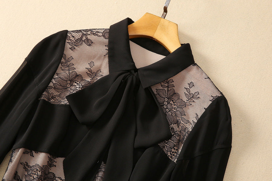 Black Chiffon Dress II