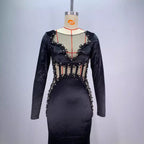 Black Beaded Dress