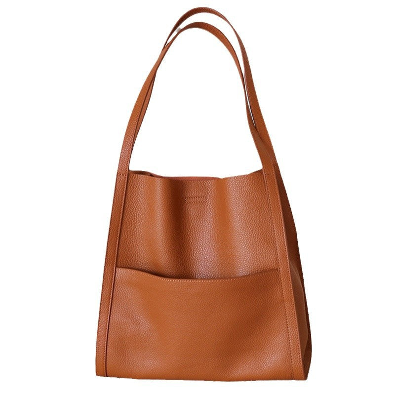 Leather Shoulder Bag 5835