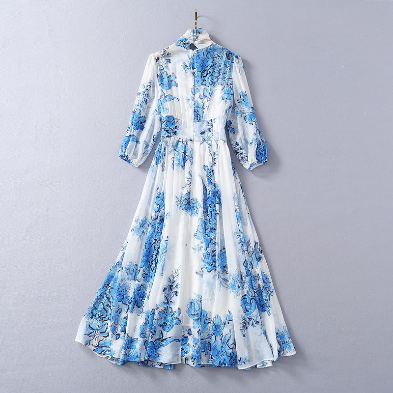 White Printed Dress III