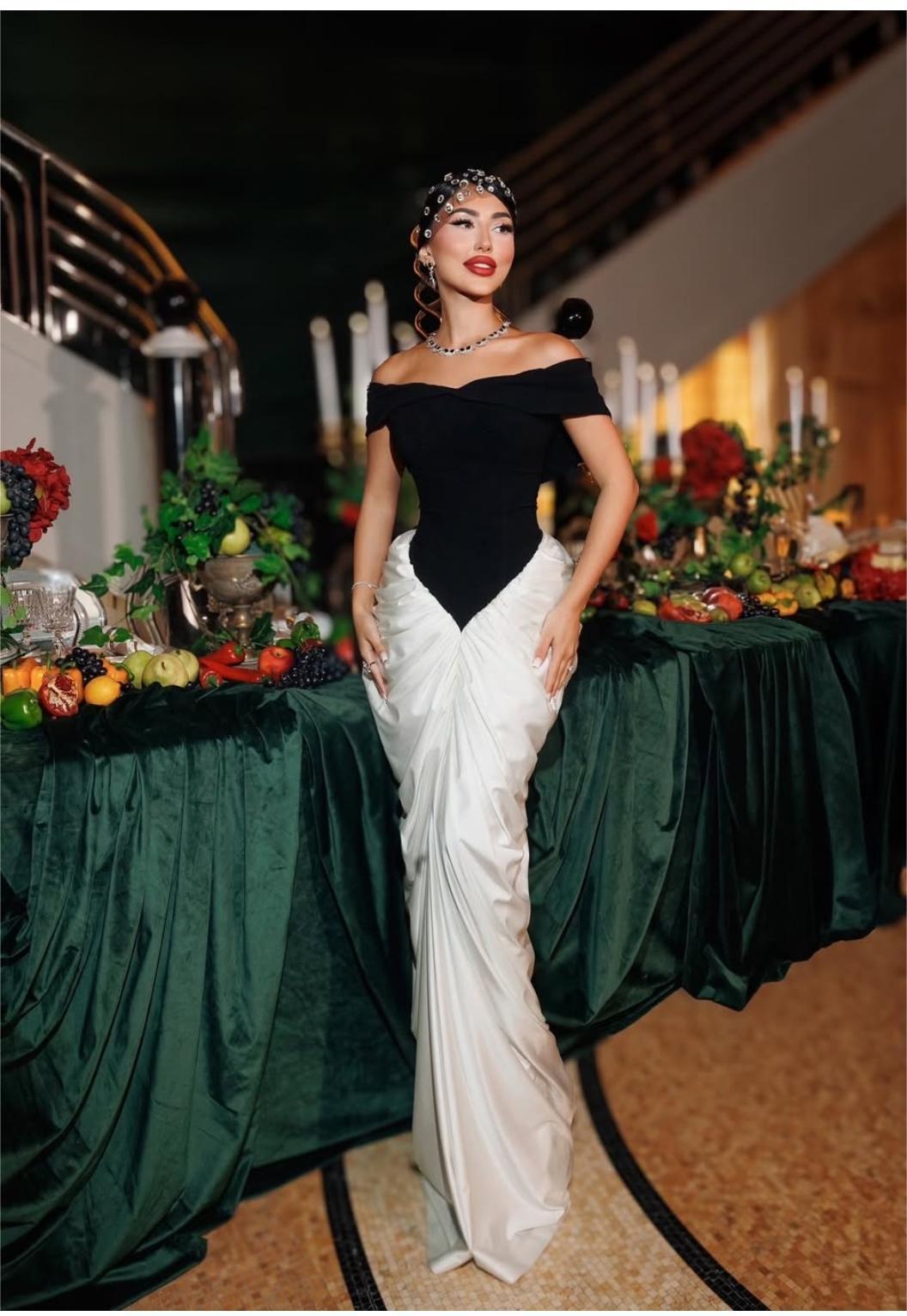 White Off-Shoulder Dress