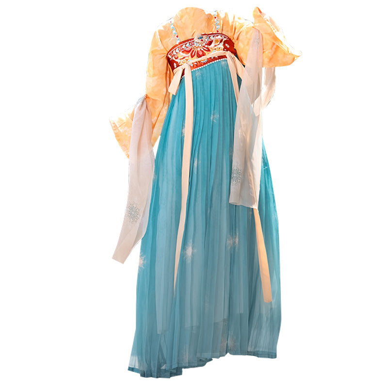 Tang Straight Collar Dress