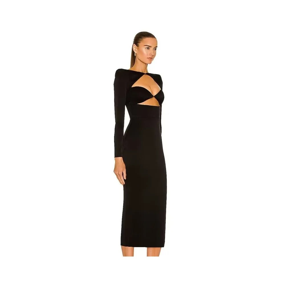 Black Long Sleeve Dress II