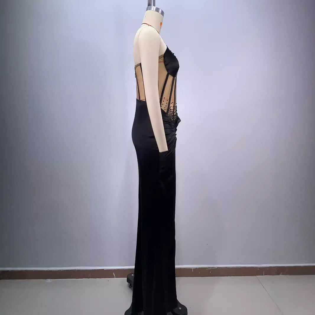 Black Oblique Dress
