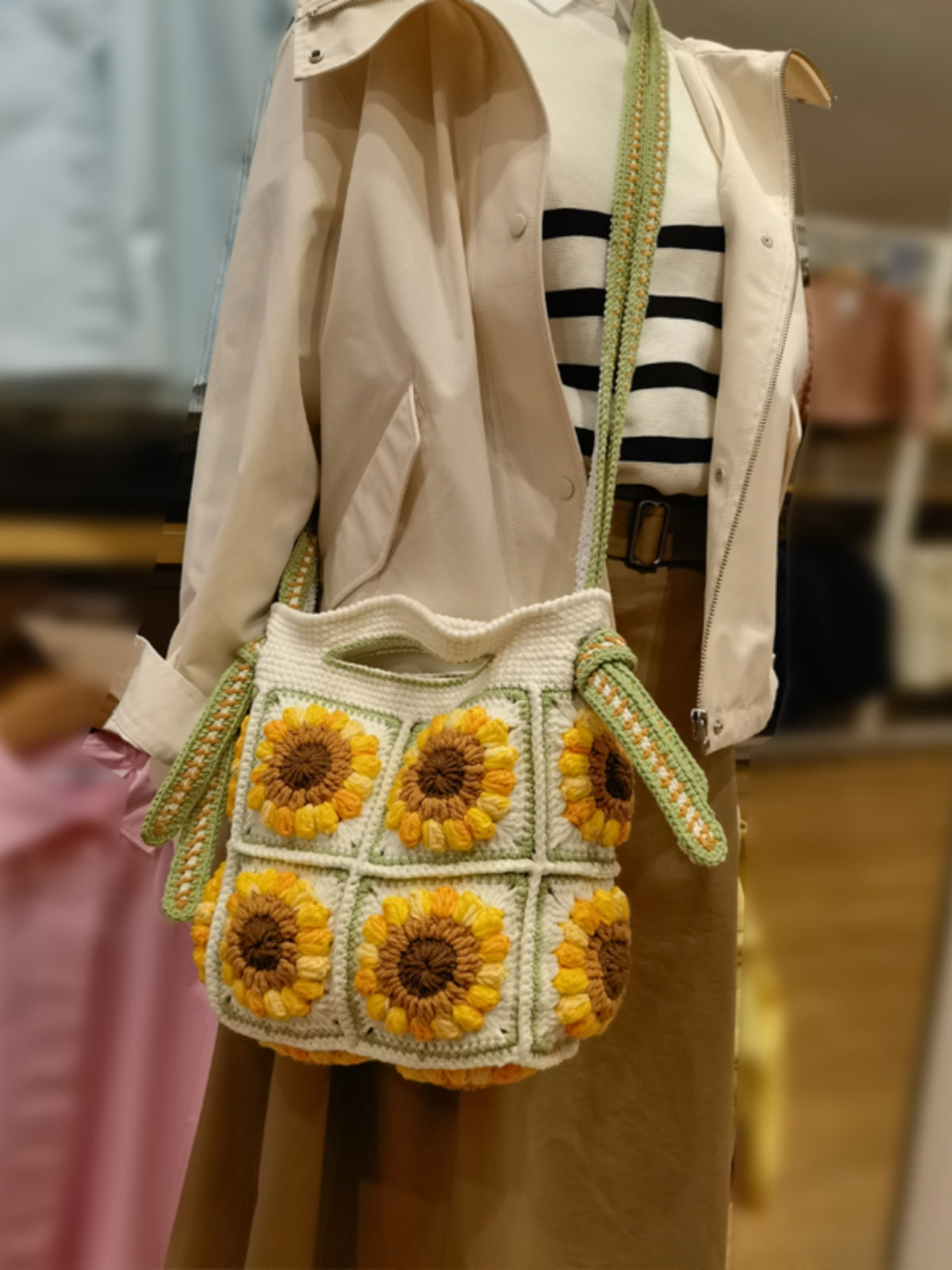 Woven Crossbody Bag