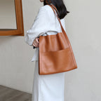 Leather Shoulder Bag 5835