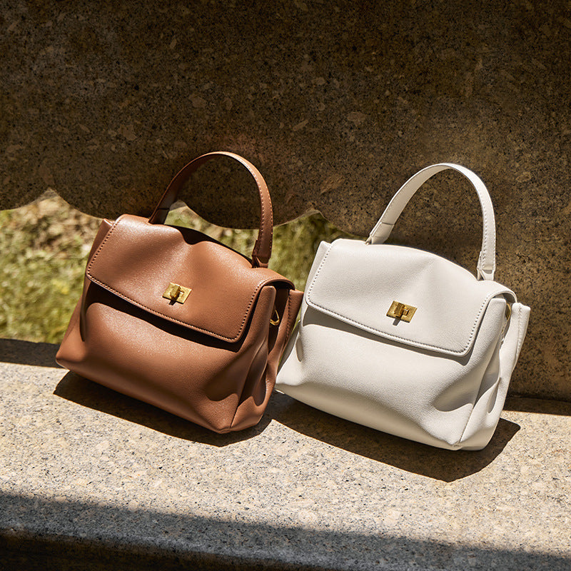 Leather Shoulder Bag IX