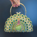Large Peacock Diamond Bag