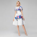 White Floral Dress