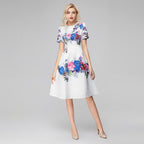 White Floral Dress