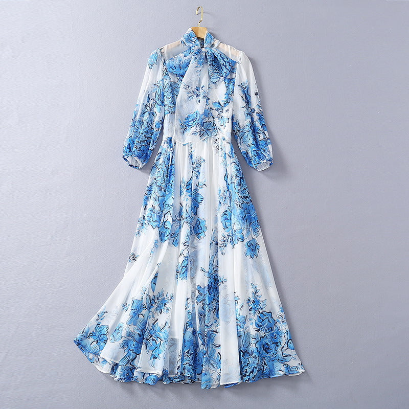 White Printed Dress III