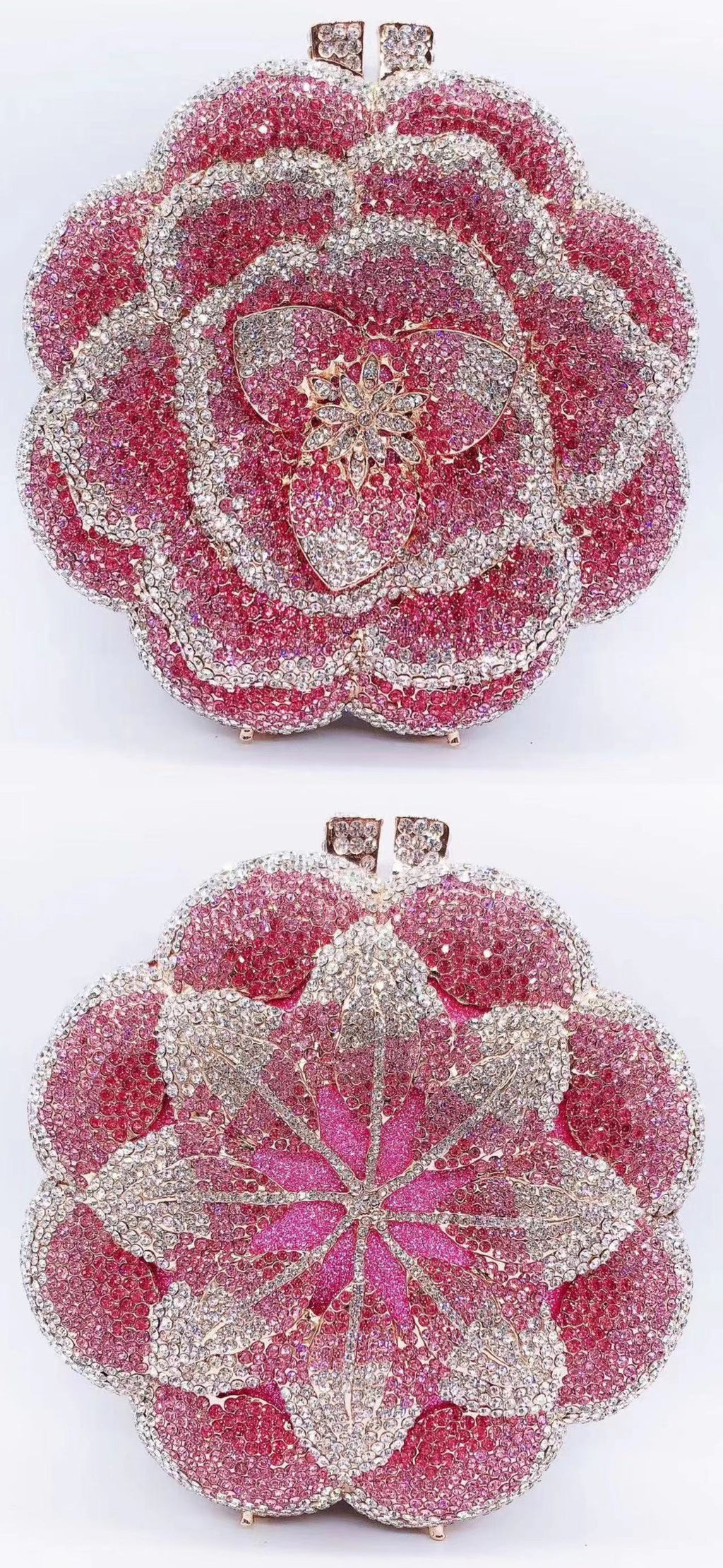 Rose Metal Dinner Bag