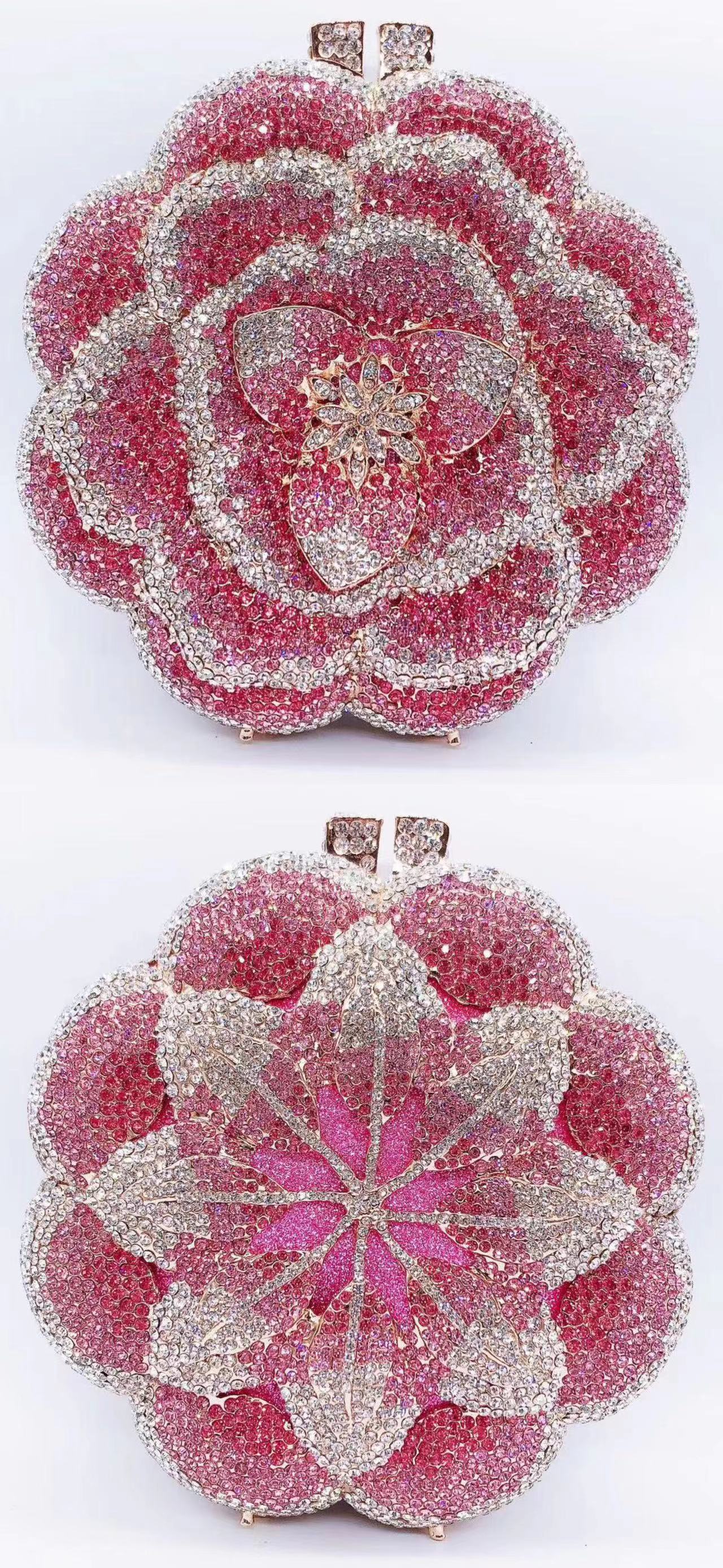 Rose Metal Dinner Bag