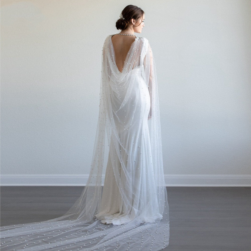 Bridal Cloak White