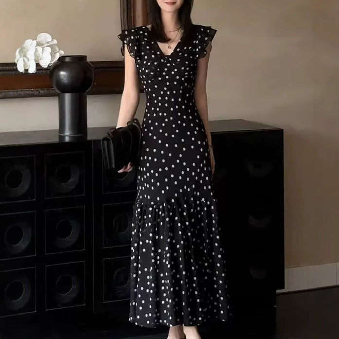 Black Polka Dot Dress