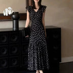 Black Polka Dot Dress