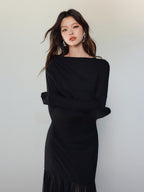 Black Mesh Dress