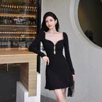Black Knitted Dress