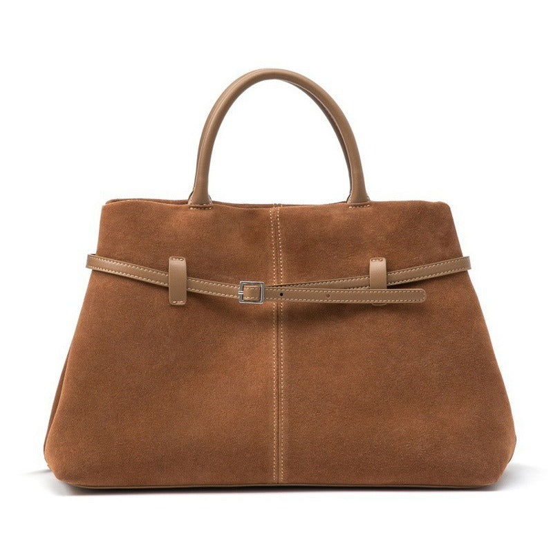 Suede Crossbody Bag