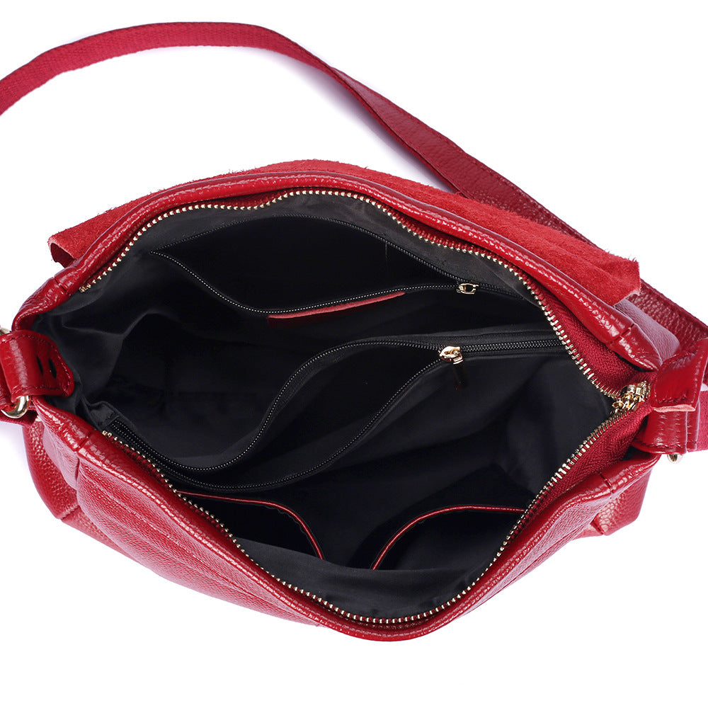 Leather Shoulder Bag 7683