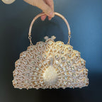 Large Peacock Diamond Bag