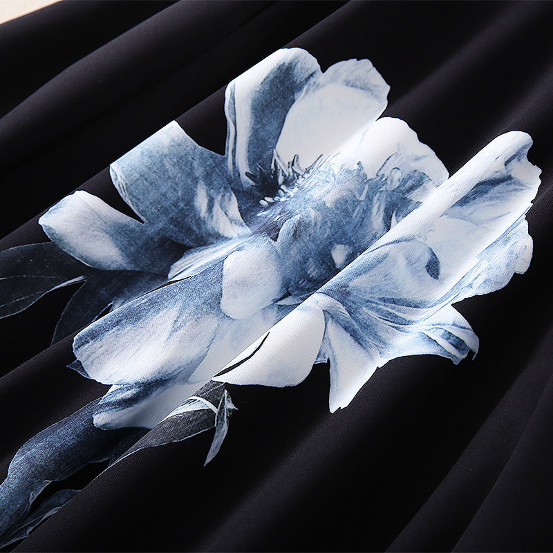 Black Flower Dress