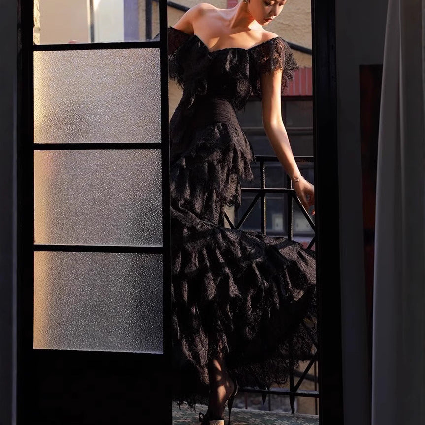 Black Lace Dress