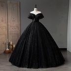 Black V-Neck Dress III