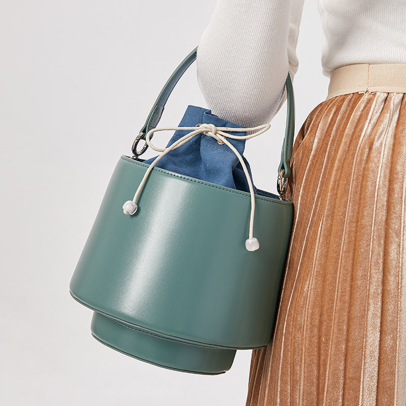 Leather Bucket Bag IV