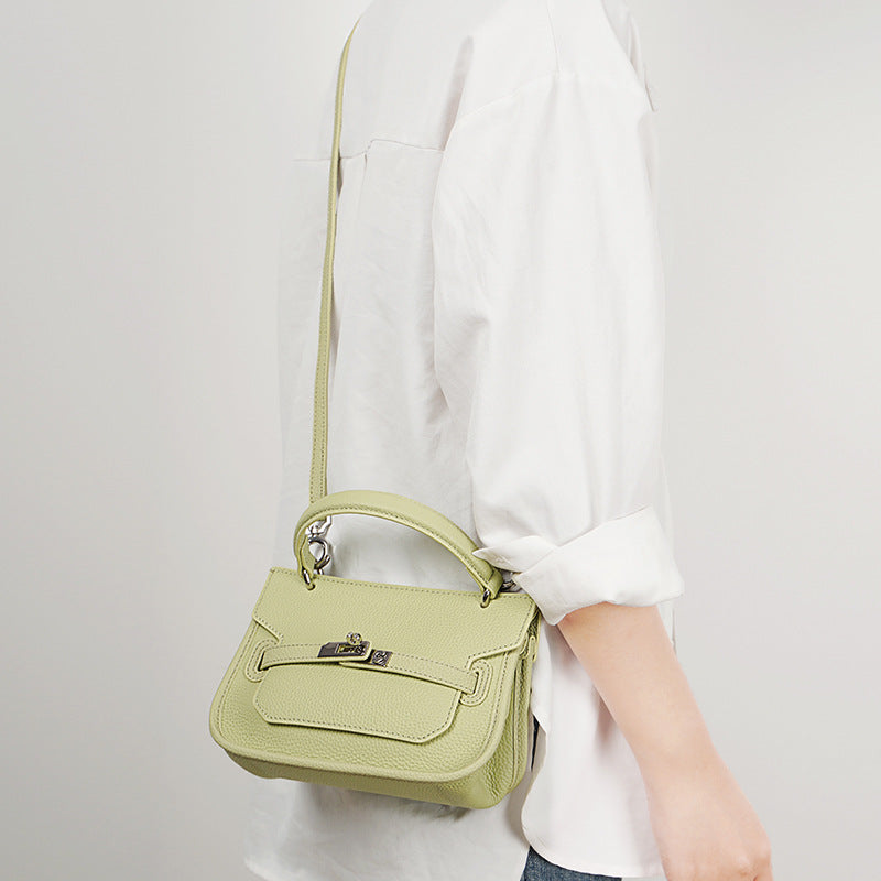 Leather Crossbody Bag 7807