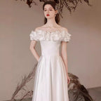 White Satin Dress III