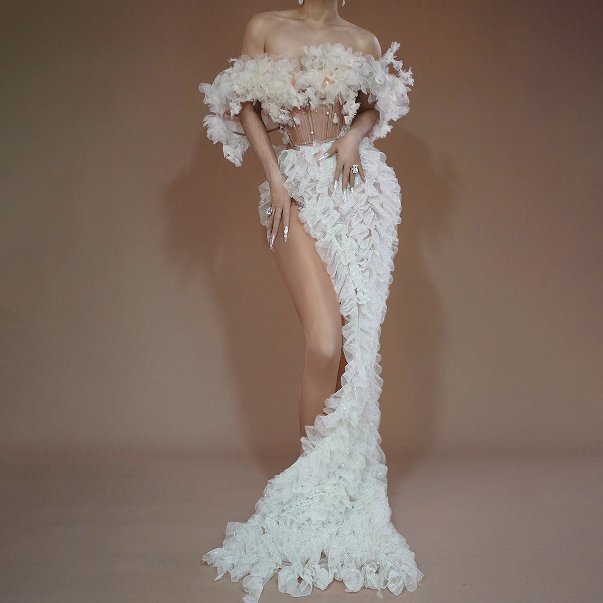 White Mesh Dress II
