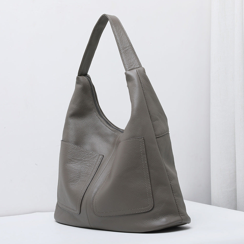 Leather Bucket Bag