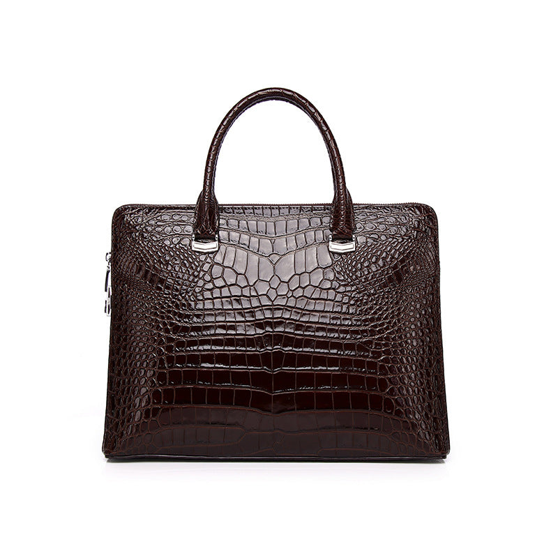 Men's Crocodile Belly Bag