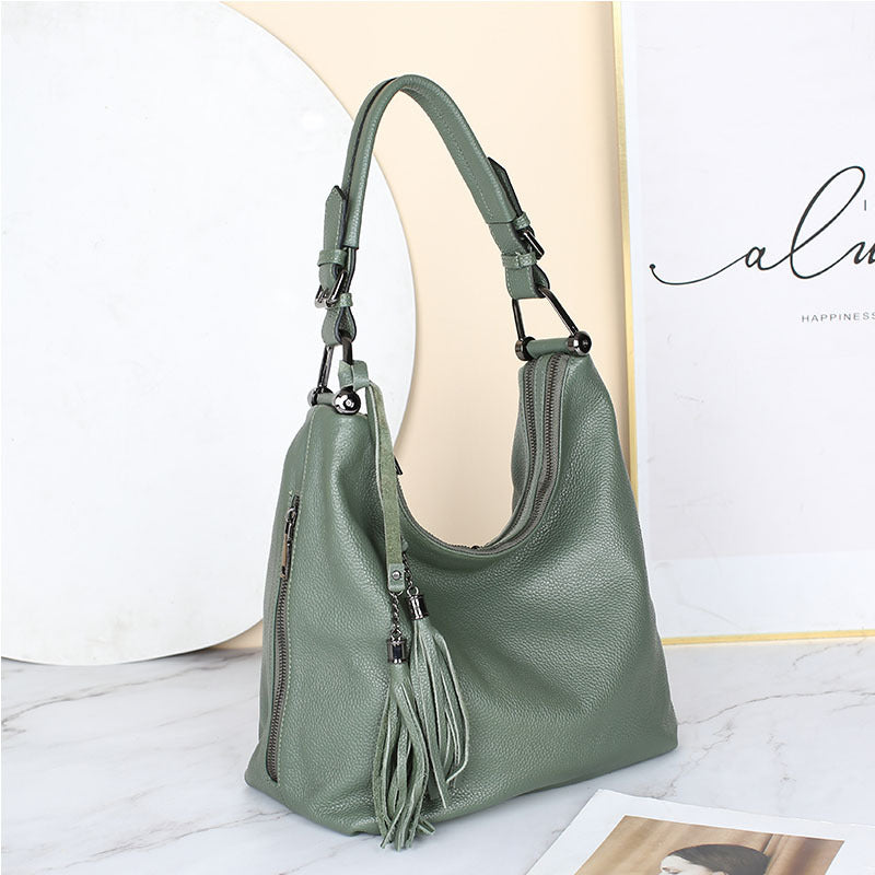 Cowhide Shoulder Bag VIII