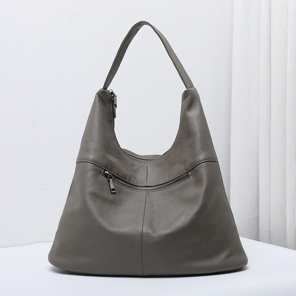 Leather Bucket Bag