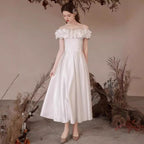 White Satin Dress III